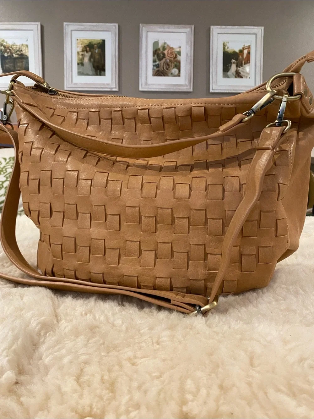 Kali Woven Slouchy Hobo Bag